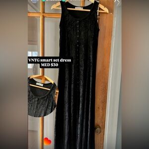 Smart Set Elegant Black Maxi Dress